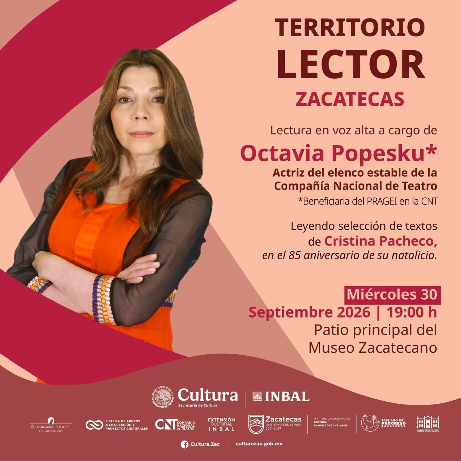 La voz de Cristina Pacheco cobra vida en el Museo Zacatecano