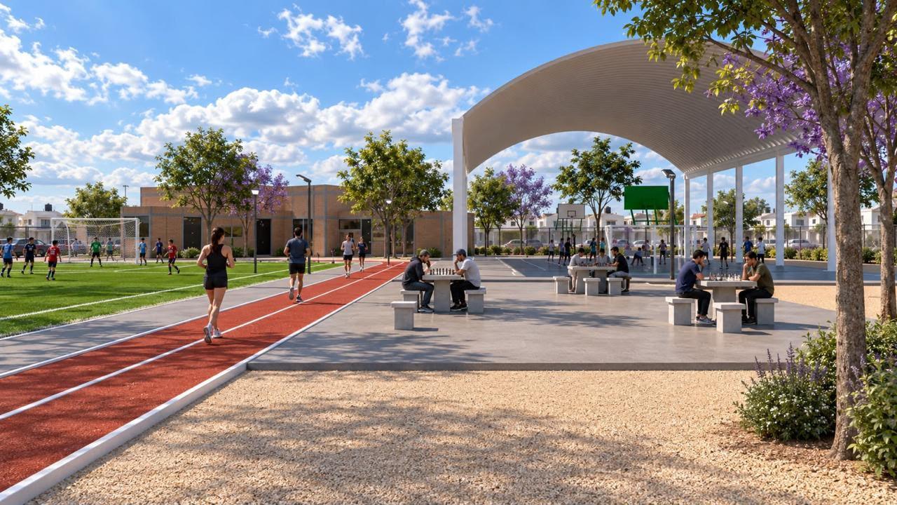Construye SICT Centro Comunitario “México Imparable” en Fresnillo