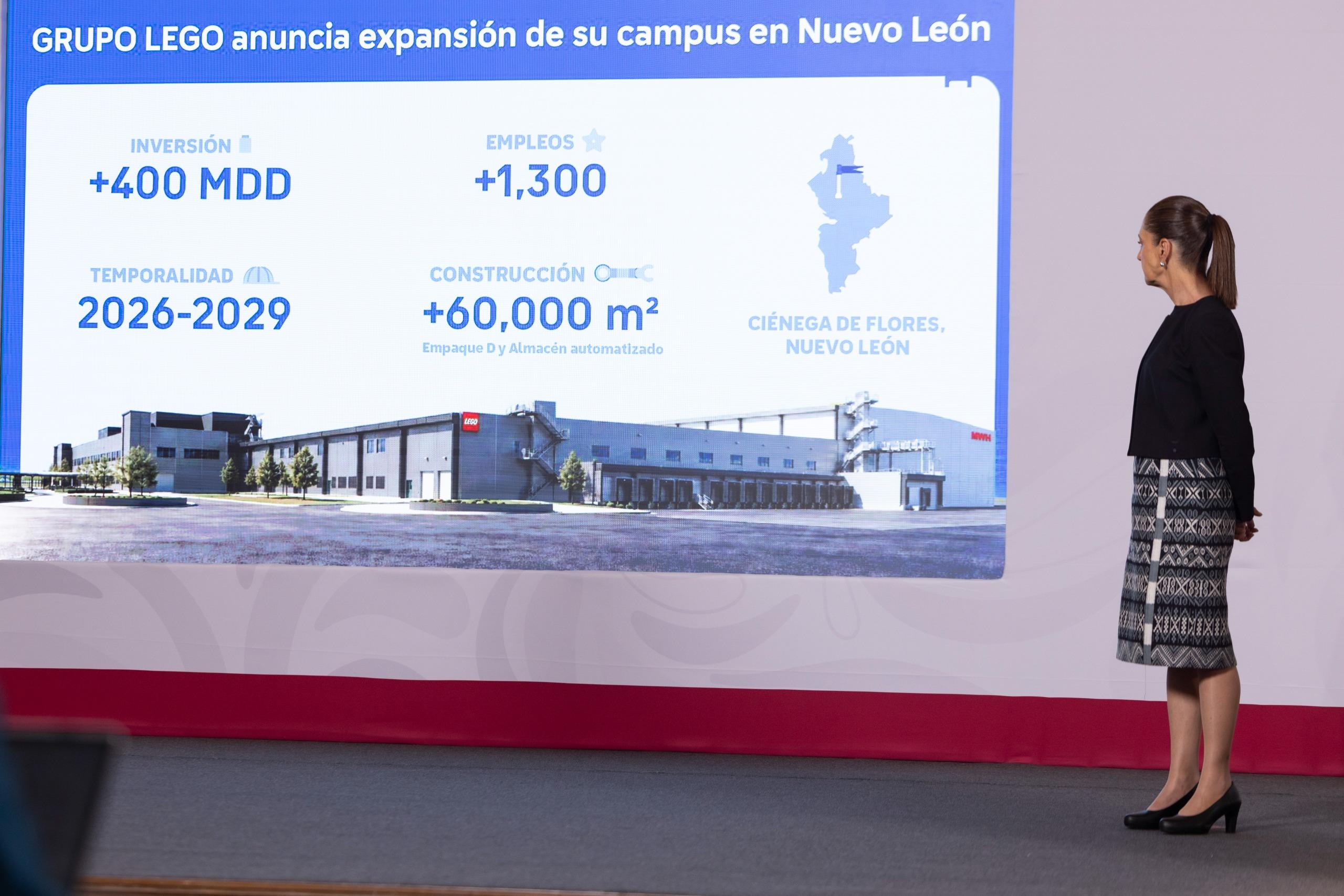 Anuncia Lego inversión de 400 millones de dólares en Nuevo León