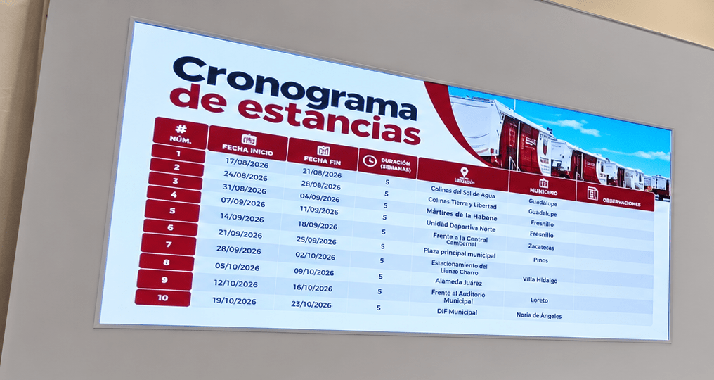 Llega Caravana de la Salud a Ojocaliente